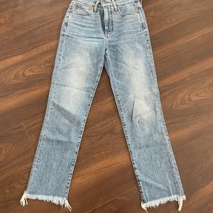 Madewell Perfect Vintage Crop Jean size 25